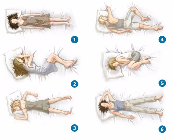 Fala para mim qual a sua posio favorita Para dormir