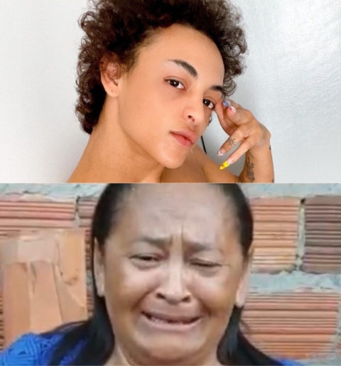 Pabllo Vittar e a suposta me Selma Pereira Foto MontagemEM OFF
