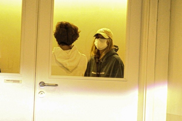 Sasha Meneghel e Joo Figueiredo visitam Luciano Szafir no hospital Foto AgNews