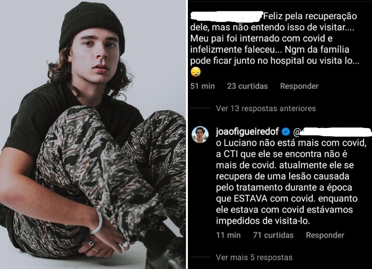 Joo Figueiredo diz que Luciano Szafir no est mais com Covid-19 Foto AlanFotografo StillReproduoInstagram