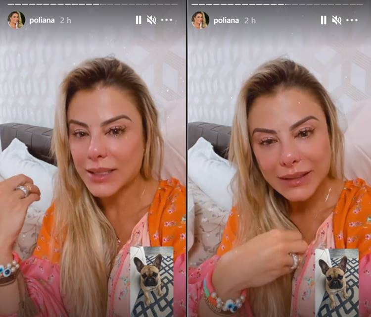 Poliana lamenta morte da cahorrinha PetraInstagram
