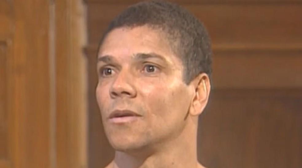 Pedrinho Matador em entrevista ao Fantstico em 1996 Foto ReproduoTV Globo