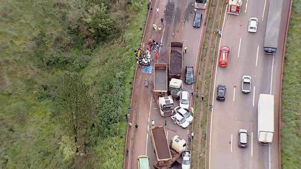 Acidente provocou mortes na Grande BH Foto TV Globo