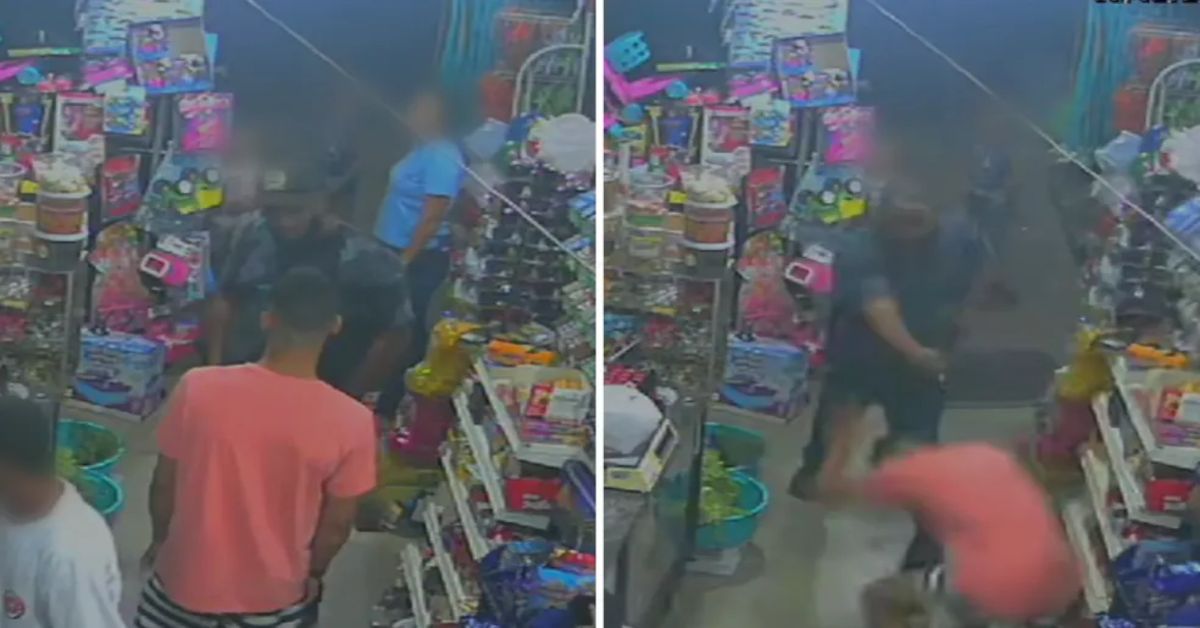 V Deo Flagra Momento Em Que Homem Tira A Vida Do Namorado Da Ex Dentro De Supermercado E Diante