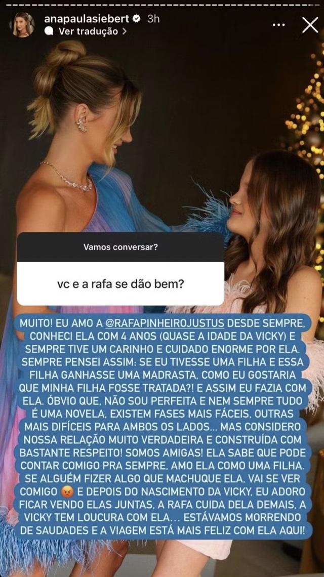 Rafa Justus e Ana Paula Siebert